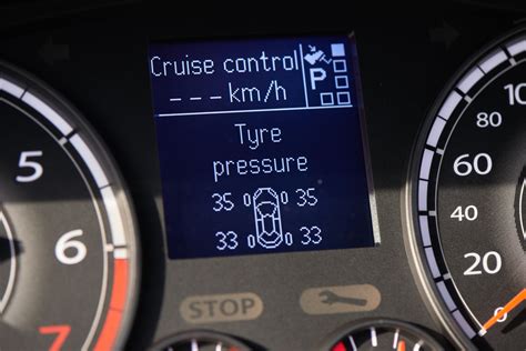 Pulsanti al volante per la gestione del sistema TPMS