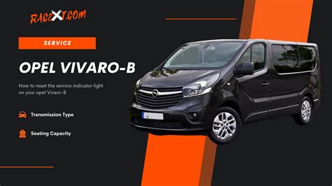 Opel Vivaro B dashboard with service light on
