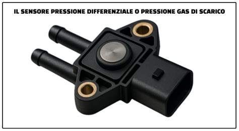 sensore di pressione gas di scarico