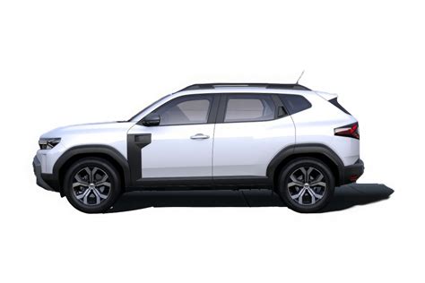 Vista laterale del Dacia Duster con dettagli delle protezioni in Starkle®