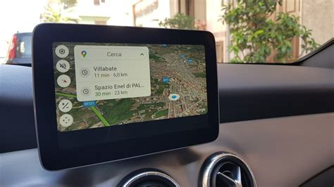 Screenshot dell'interfaccia di Android Auto