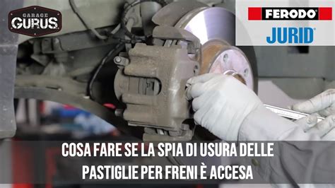 Spia usura pastiglie freni