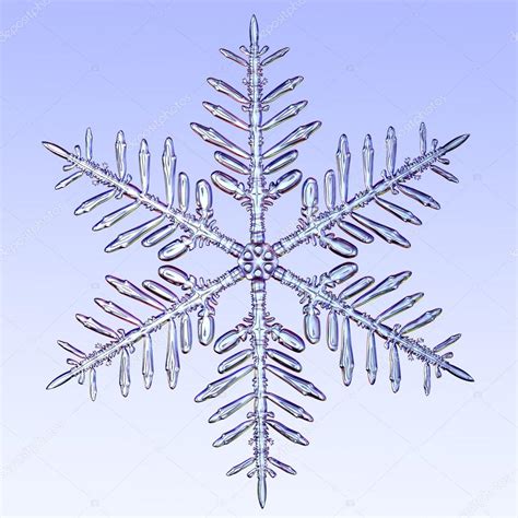 Microscopio elettronico che mostra un fiocco di neve