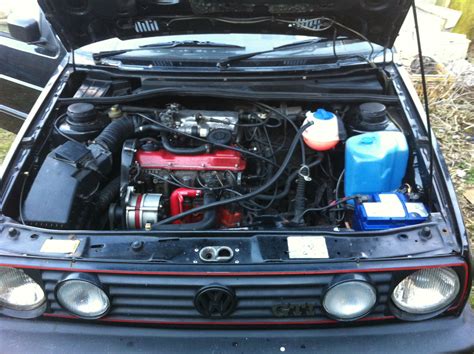 Volkswagen Golf GTI Mk2 Engine Bay Detail