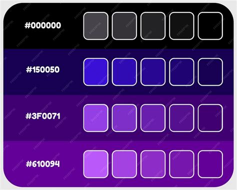 Tavolozza di colori grigi scuri per auto