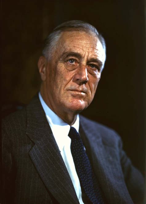 Foto storica di Franklin D. Roosevelt durante una
