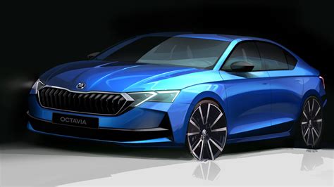 auto Škoda parcheggiata in una zona urbana moderna