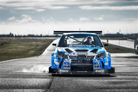 Mark Higgins alla guida della Subaru WRX STi Time Attack