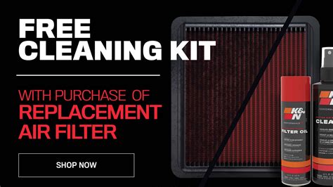 Air filter cleaning kit