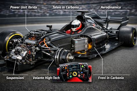 Sistema frenante Brembo su una monoposto di Formula 1