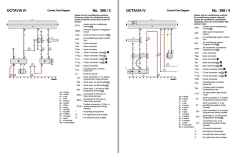 Skoda Octavia electrical system diagram