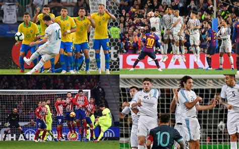 Infografica sui record di calci di punizione nel calcio