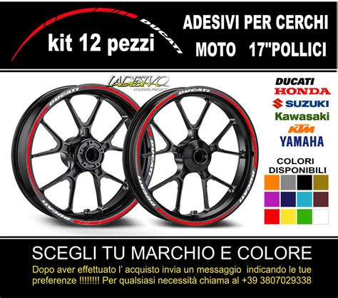 Esempi di personalizzazione cerchi moto