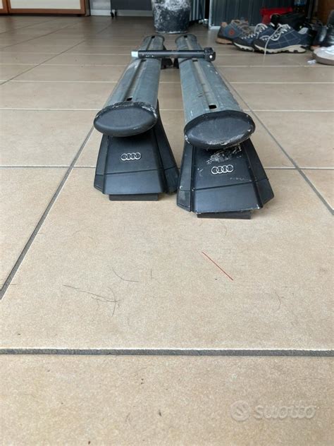 Barre portacarico Audi con accessori montati