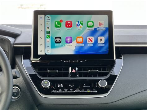Schermo infotainment Toyota Corolla