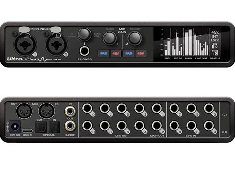 Motu UltraLite-mk5 in un setup live