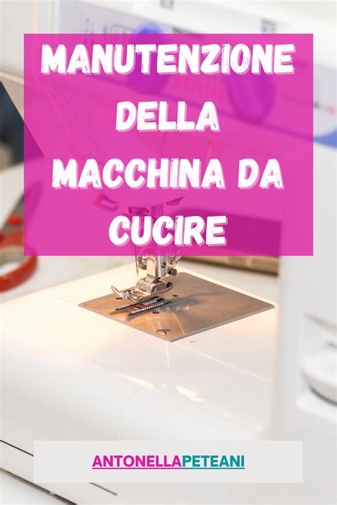 Checklist di manutenzione della macchina da cucire