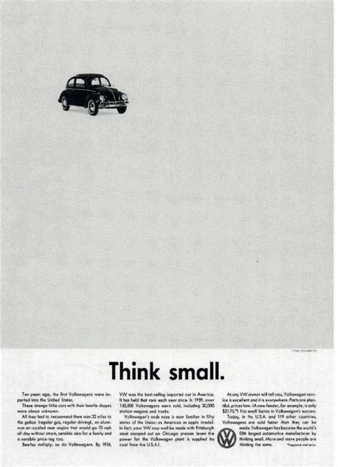 Volkswagen pubblicità storia