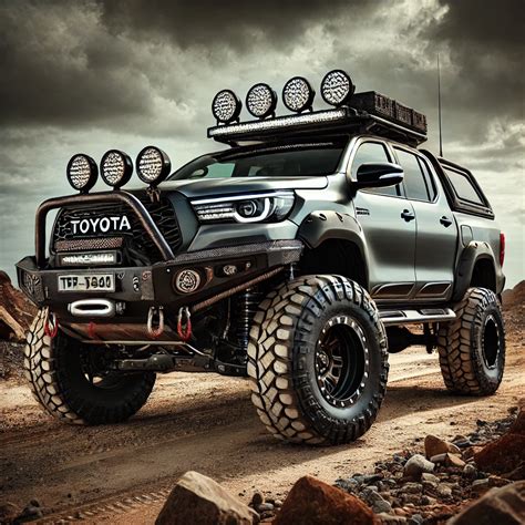 Toyota Hilux in azione su terreno off-road