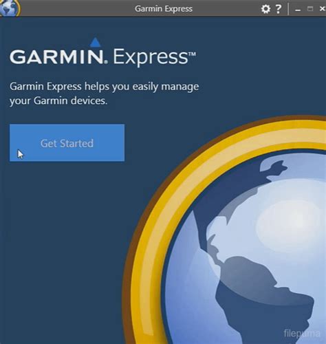 Interfaccia di Garmin Express