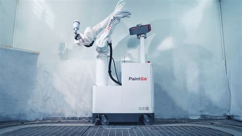 Robot di verniciatura Paint Go PG-90E in azione