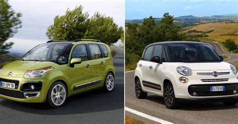 Confronto estetico Citroen C3 Picasso e Fiat 500L