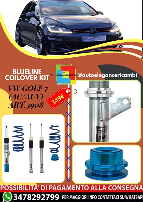 Assetto sportivo Jom Blueline per Golf MK8 GTI