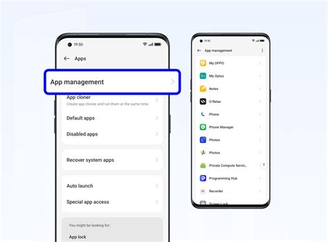 Smartphone settings for background app management