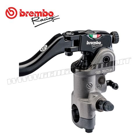 Disegno tecnico di una pompa frizione radiale Brembo