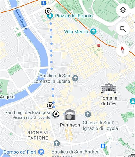 Mappa dell'area intorno a Caravaggio con le ex statali e le rotatorie evidenziate