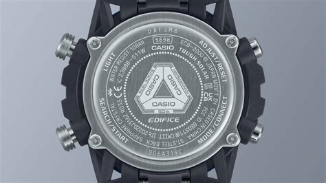 Posizione del codice cassa sul retro dell'orologio Fossil
