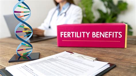 Illustrazione di una clinica per la fertilità con specialisti