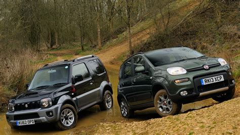 Tabella comparativa prestazioni Suzuki Jimny vs Fiat Panda 4x4