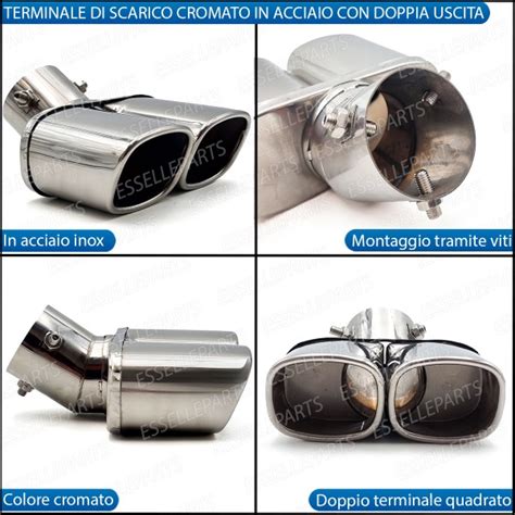 Dettaglio estetico del terminale di scarico Cecam