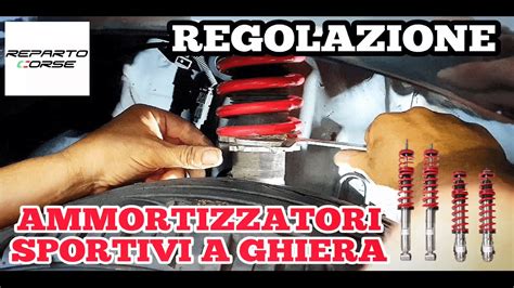 Regolazione ammortizzatori