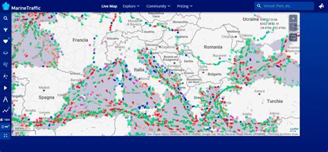 Mappa del tracciamento in tempo reale
