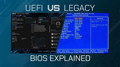 Schema che illustra la differenza tra BIOS Legacy con CSM e UEFI nativo