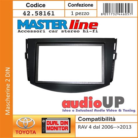 Mascherina adattatrice autoradio Toyota Yaris