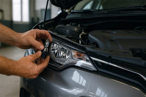 Strumenti per la sostituzione di un fanale auto