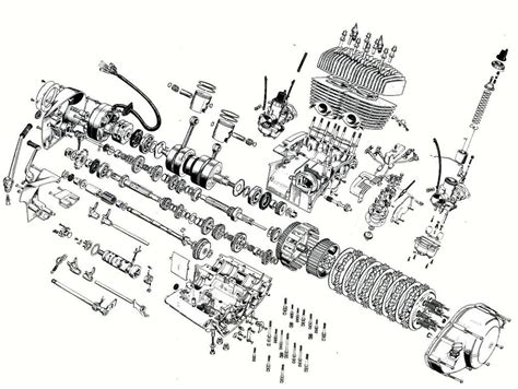 vista esplosa motore M13A con sensori evidenziati