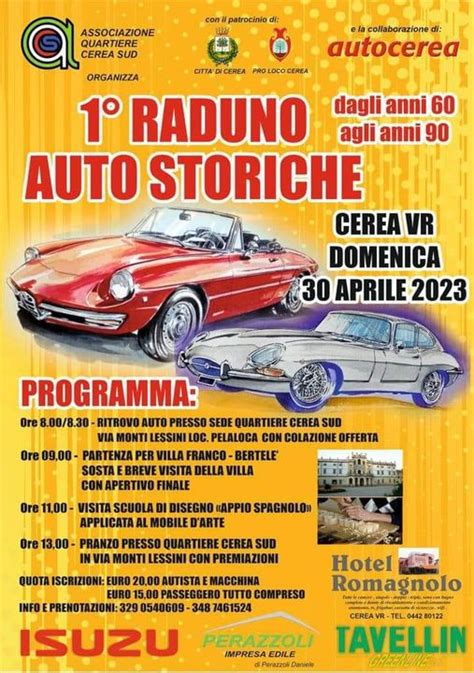 Auto e moto storiche in raduno a Pinerolo