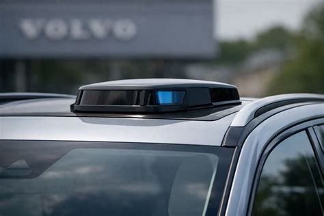 Sensore Lidar su un veicolo Volvo