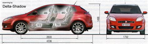 Dimensioni interne bagagliaio Fiat Bravo