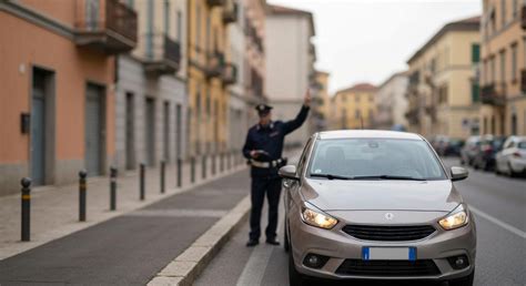 Automobile con tagliando di assicurazione scaduto
