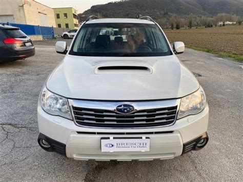 Subaru Forester usata in un bosco