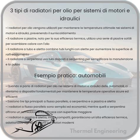 Vari tipi di termostati per motori