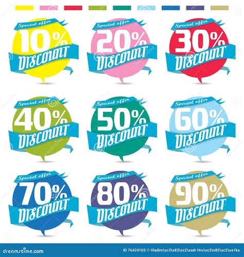 Simbolo di sconto e offerta speciale