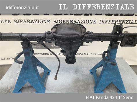 Esploso schematico del differenziale posteriore della Panda 4x4