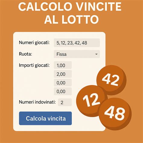 Infografica sulla probabilità di vincita nel Lotto