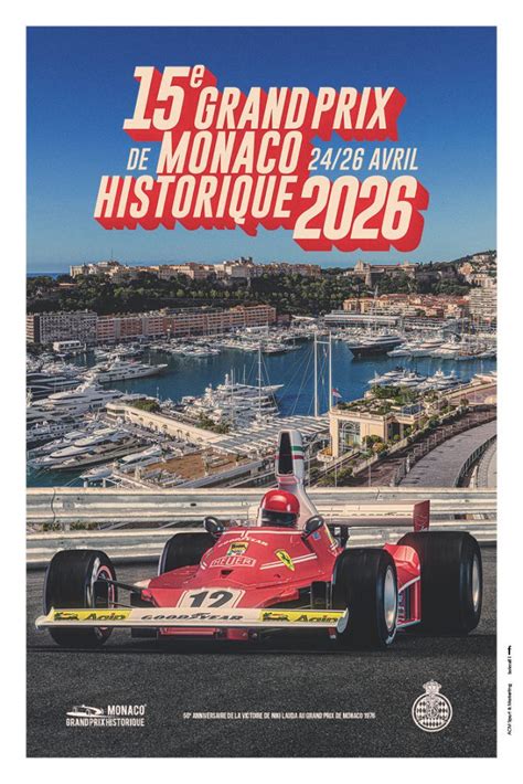 Auto d'epoca in gara al Grand Prix de Monaco Historique